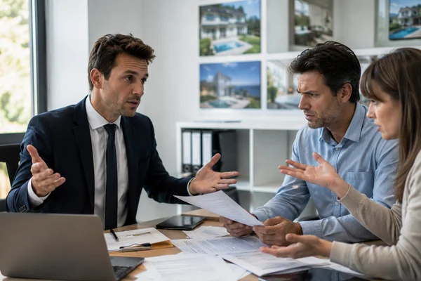 Agent immobilier face à un client mécontent — défaut de conseil