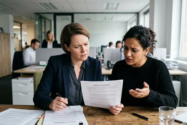 Consultant en externalisation confronté à un litige contractuel sur SLA non respecté — RC Pro