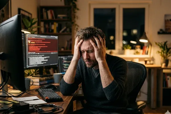 Développeur face à un bug critique en production — sinistre RC Pro