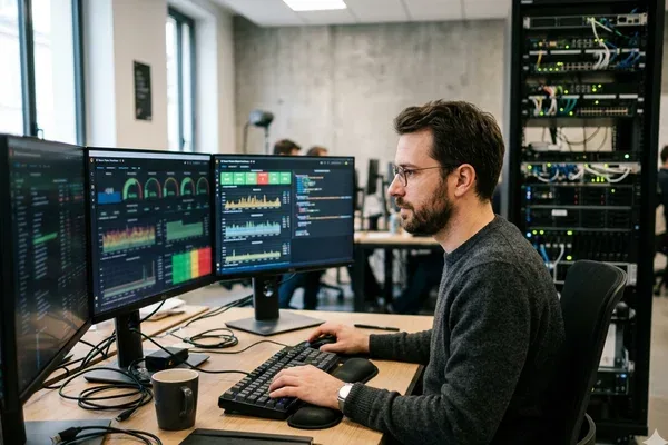 Ingénieur DevOps gérant un cluster Kubernetes multi-cloud en Moselle
