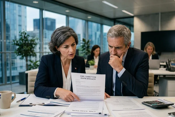 DPO et client en réunion suite à une sanction CNIL — sinistre RC Pro DPO