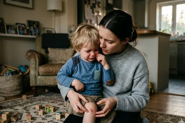 Nounou attentive prévenant les accidents domestiques chez les enfants — RC Pro corporel et défense pénale