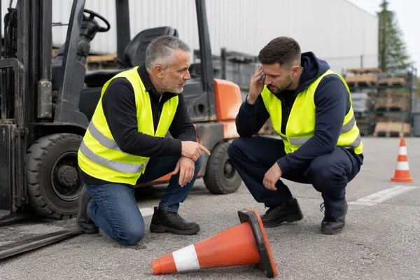 Moniteur CACES face à un accident grave de stagiaire pendant épreuve pratique