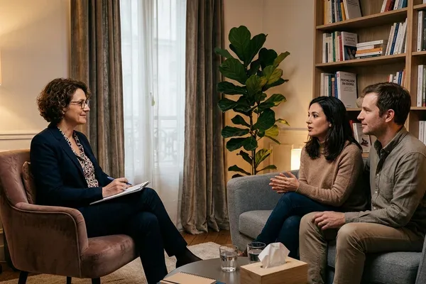 Sexologue en consultation thérapeutique en cabinet professionnel de Moselle